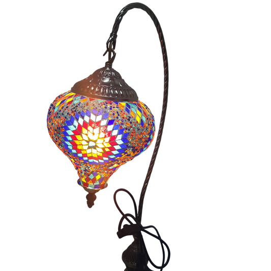 Turkish Mosaic Swan Lamp - TL26