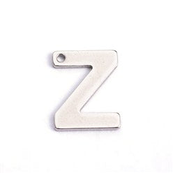 Letter Z Stainless Steel Charm