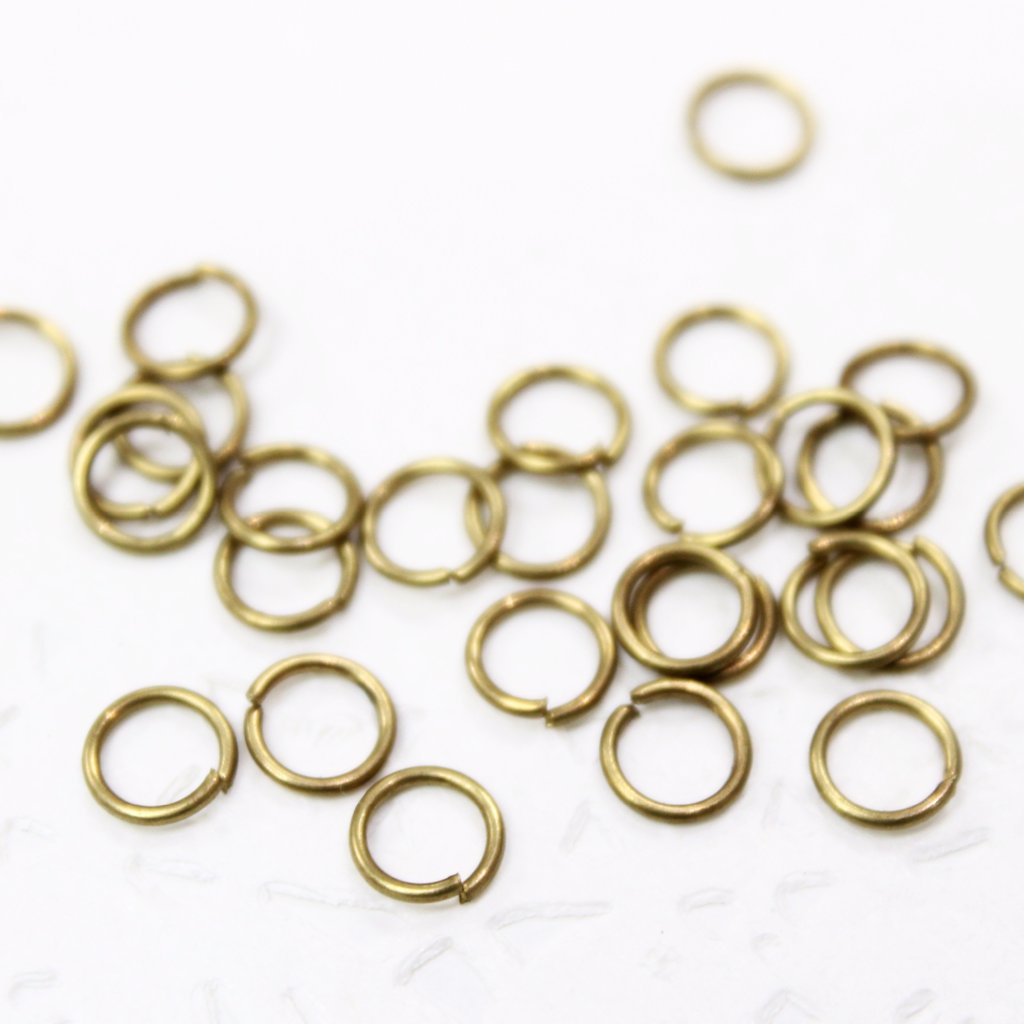 4.5mm Antique Bronze Jump Rings