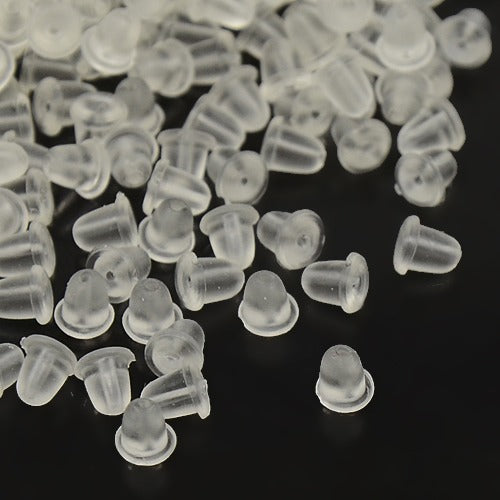 50pc Plastic Earring Backs