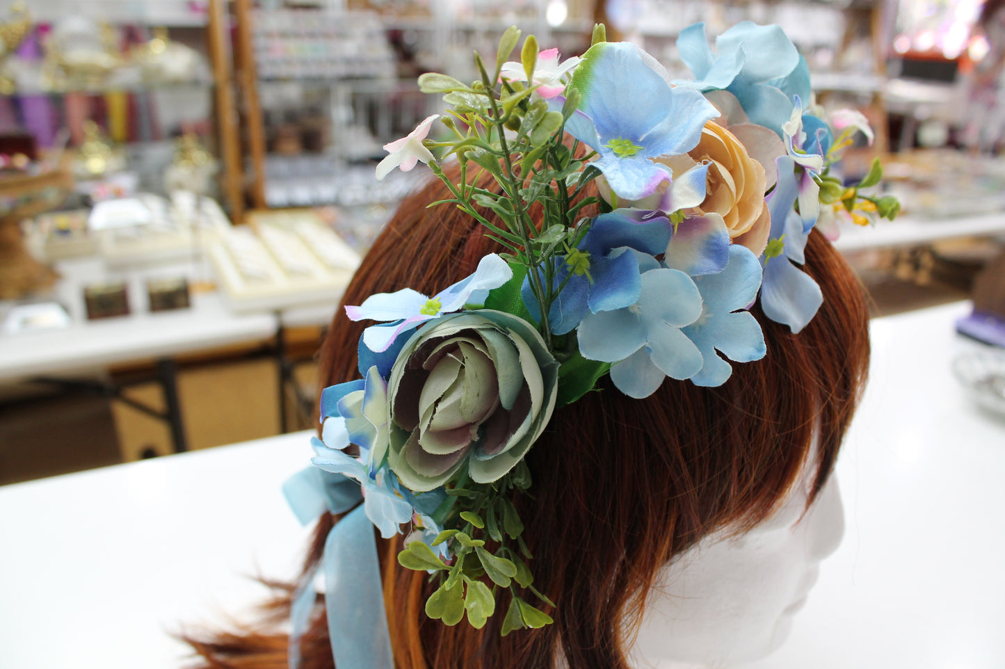 Vintage Colours Floral Hair Crown