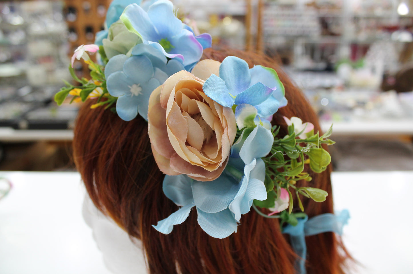 Vintage Colours Floral Hair Crown