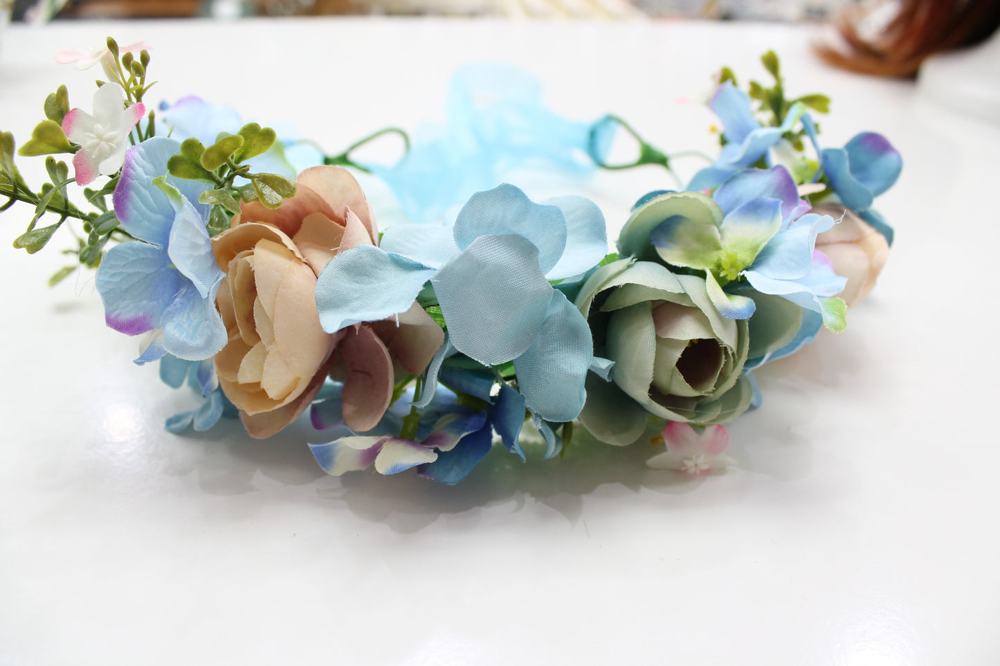 Vintage Colours Floral Hair Crown