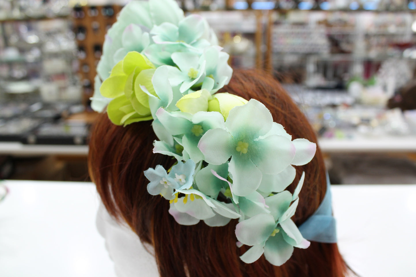 Huge Floral Statement Hair Crown