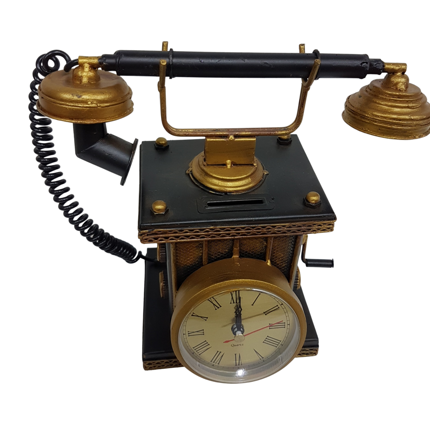 Telephone Style Clock and Money Bank