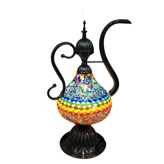 Turkish Mosaic Teapot Lamp - TL31