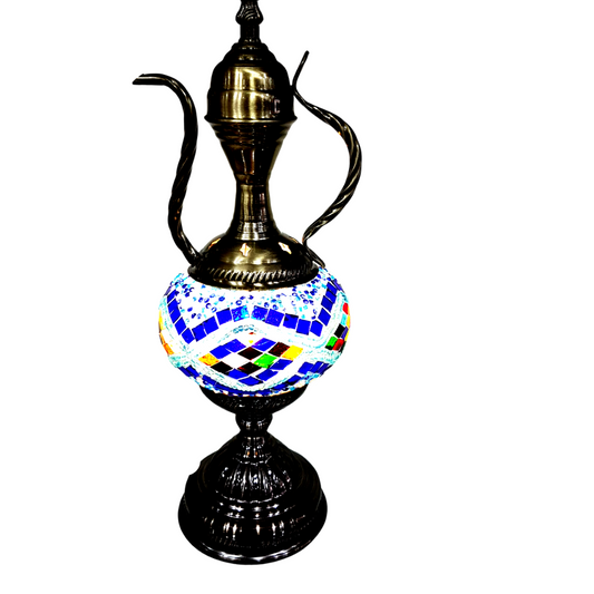 Turkish Mosaic Teapot Lamp - TL9