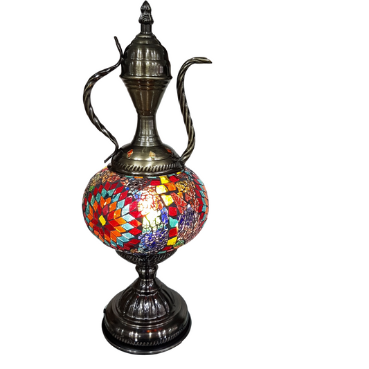 Turkish Mosaic Teapot Lamp - TL10