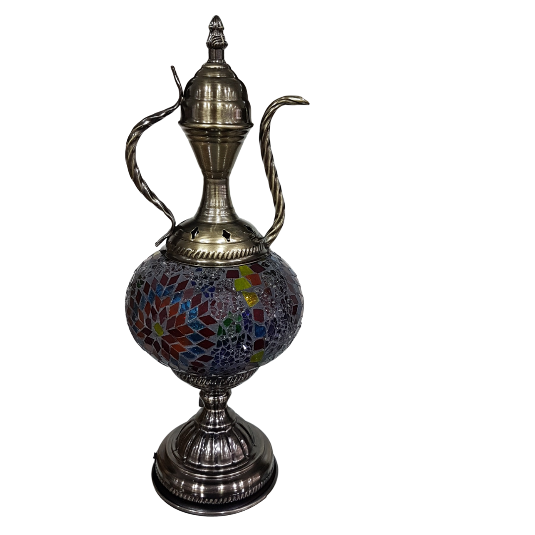 Turkish Mosaic Teapot Lamp - TL10