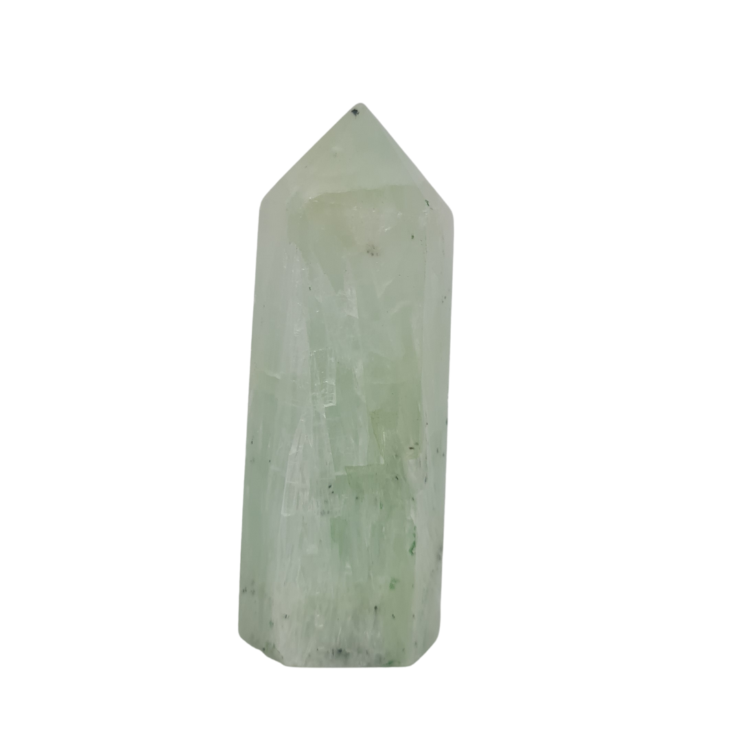 Pistachio Calcite Gemstone Point