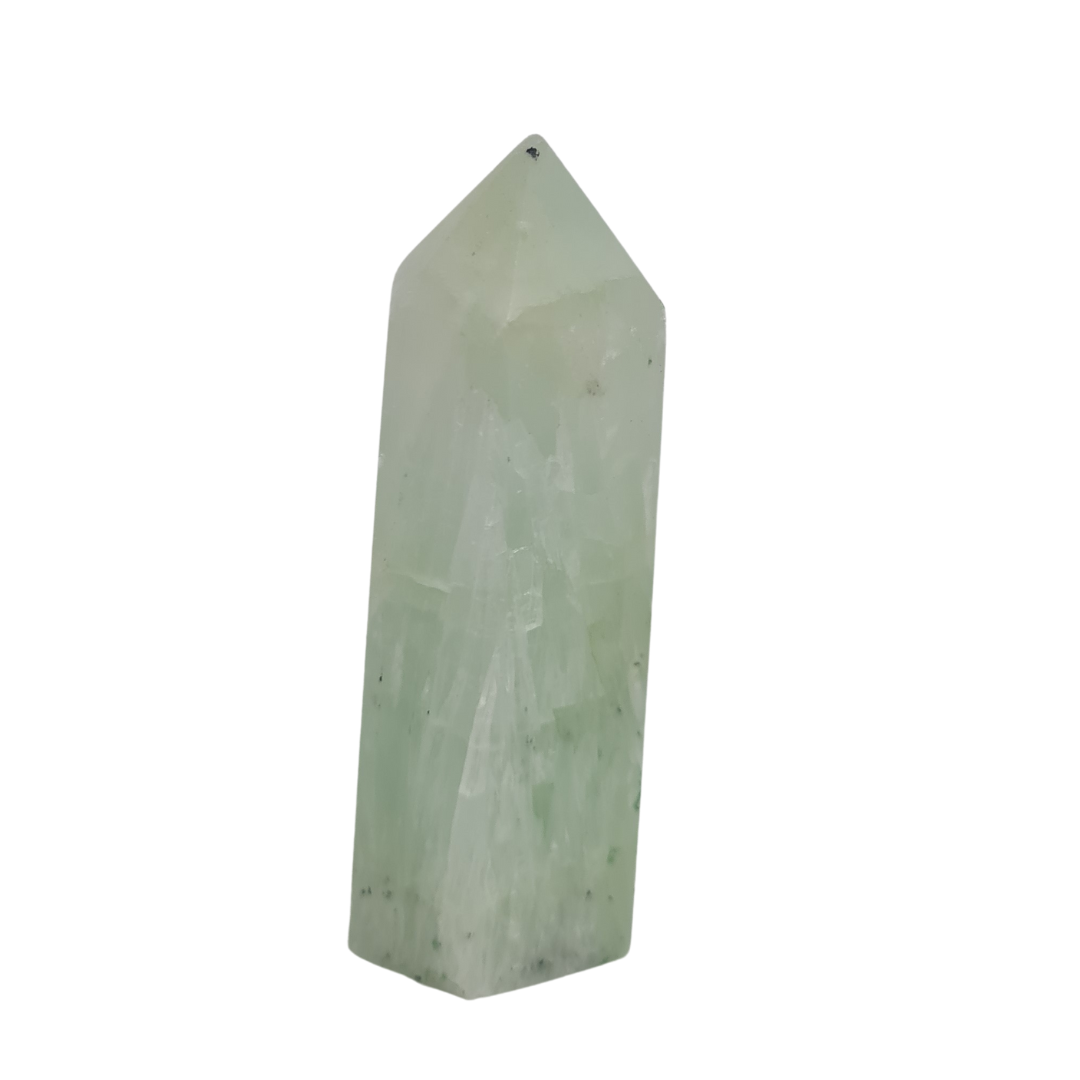 Pistachio Calcite Gemstone Point