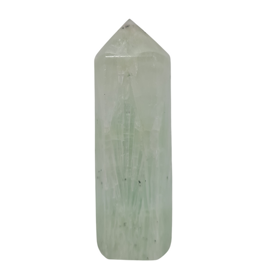 Pistachio Calcite Gemstone Point