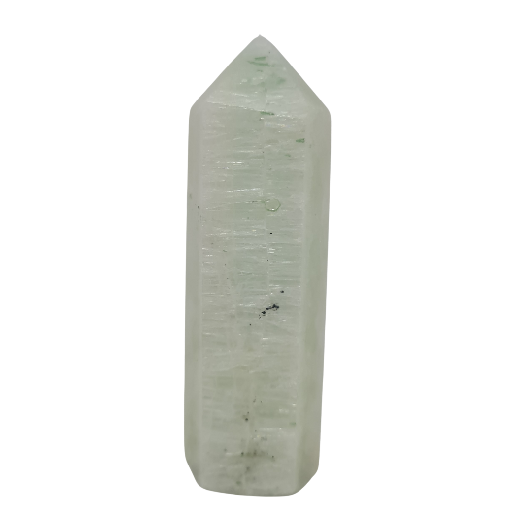 Pistachio Calcite Gemstone Point