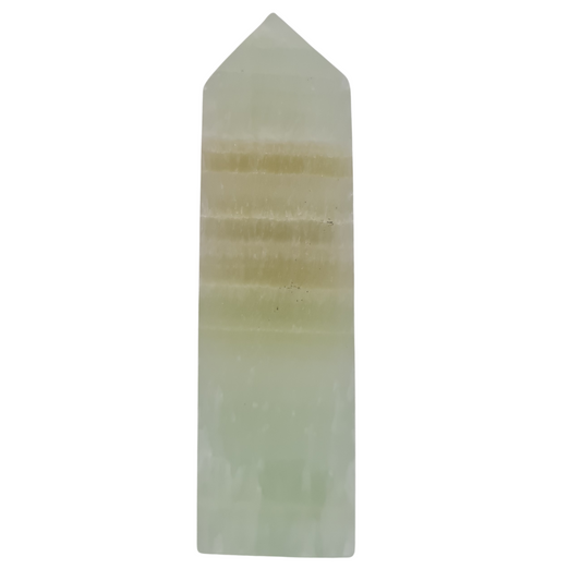 Pistachio Calcite Gemstone Point