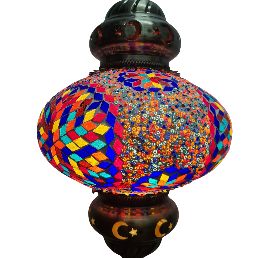 Large Globe Turkish Mosaic Lamp - TL25