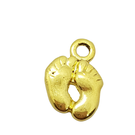 Gold Feet Charm