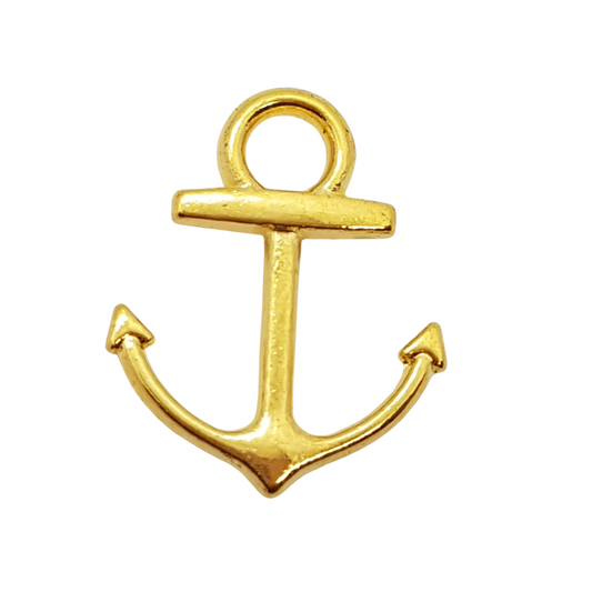 Gold Anchor Charm