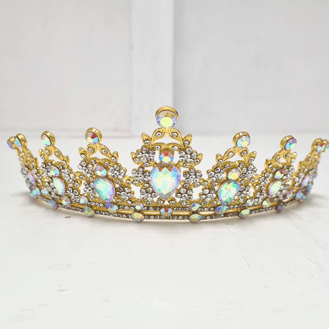 Rainbow Sparkling Rhinestone Tiara