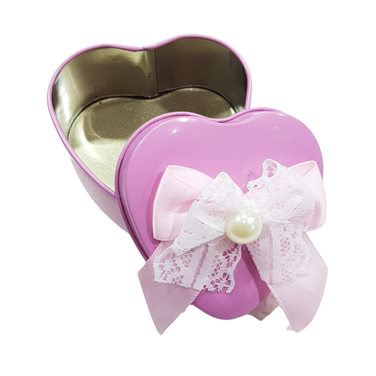 Pink Heart Tin