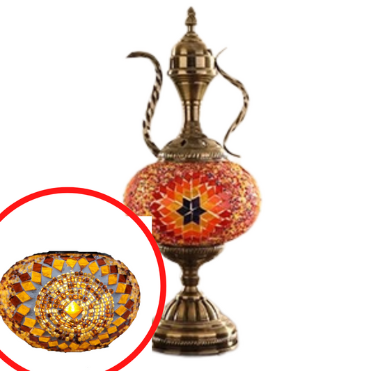 Turkish Mosaic Teapot Lamp - TL10