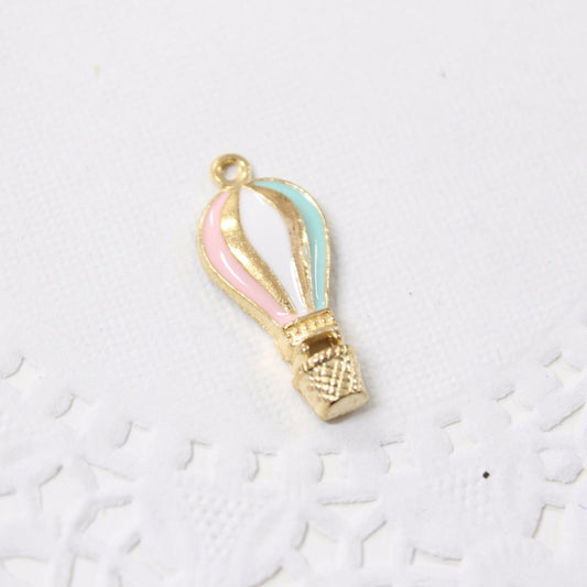 Pretty Pastels Hot Air Balloon Charm