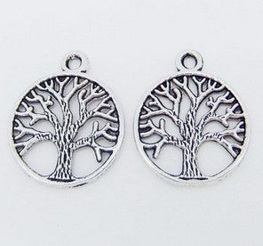 Silver Tree of Life Charm